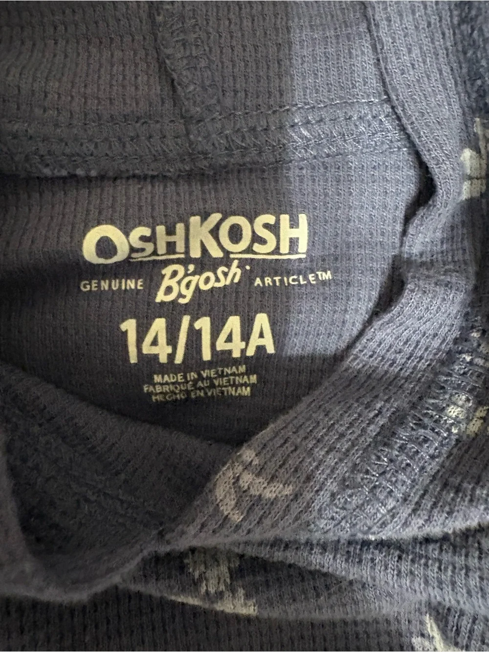 OshKosh B'gosh Navy Floral Hoodie and Ribbed Leggings Set